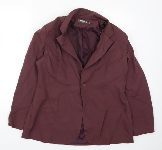 Missguided Womens Purple   Jacket Suit Jacket Size 18
