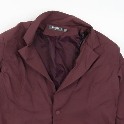 Missguided Womens Purple   Jacket Suit Jacket Size 18