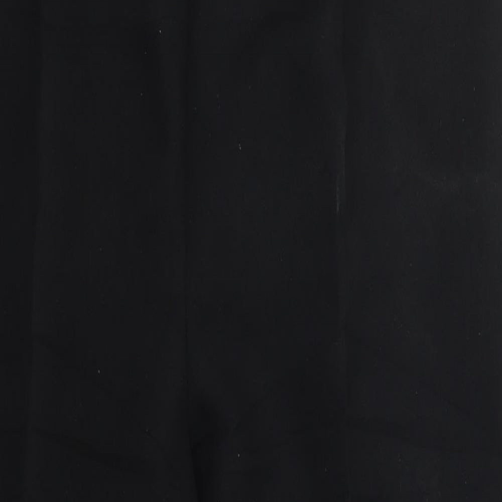 Womens UK Size 16 Preworn Regular Fit  Black Trousers