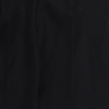 Womens UK Size 16 Preworn Regular Fit  Black Trousers