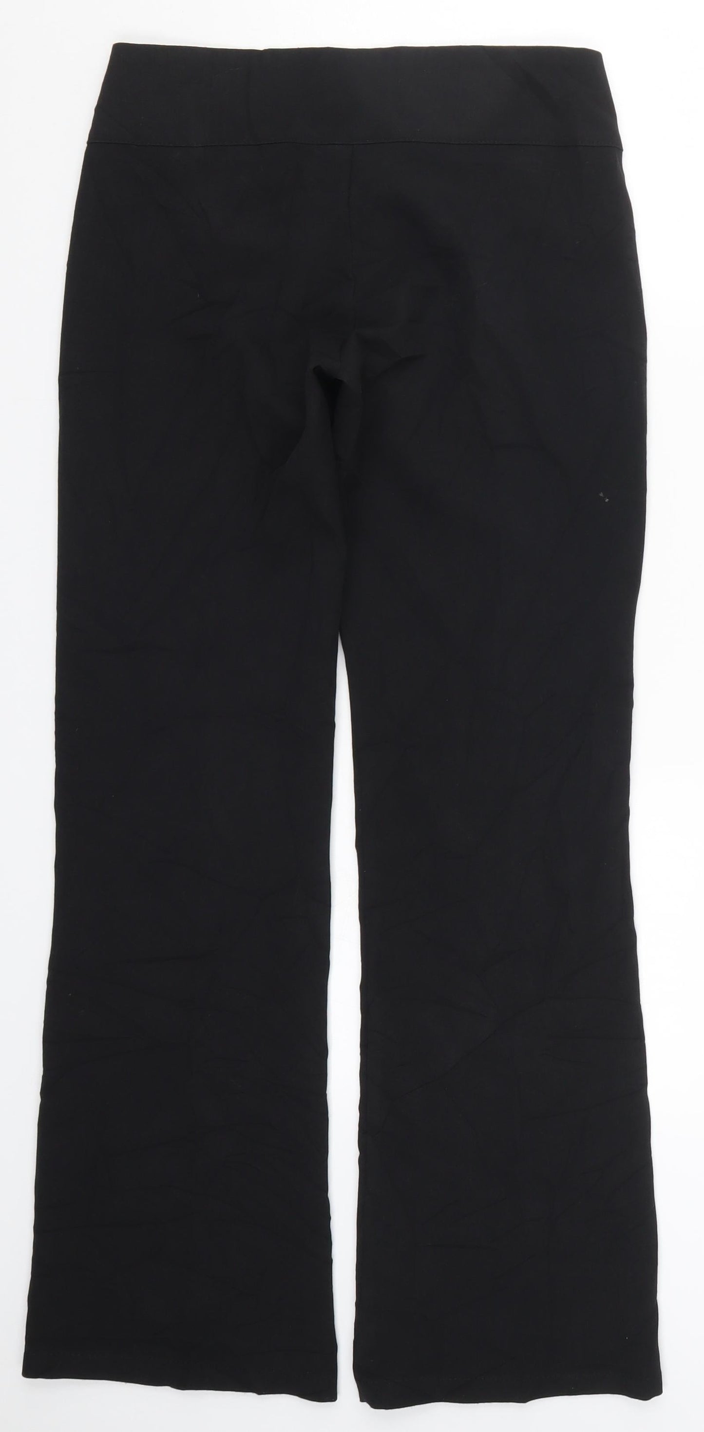 Womens UK Size 8 Reverse Regular Fit  Black Trousers