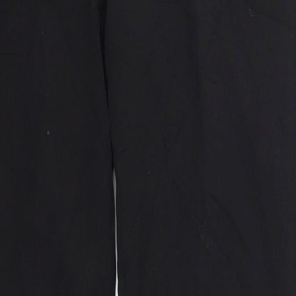 Womens UK Size 8 Reverse Regular Fit  Black Trousers