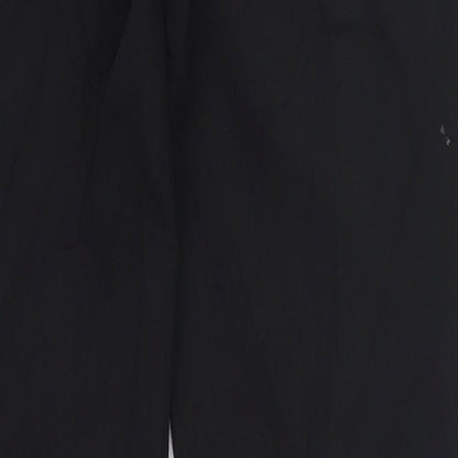 Womens UK Size 8 Reverse Regular Fit  Black Trousers