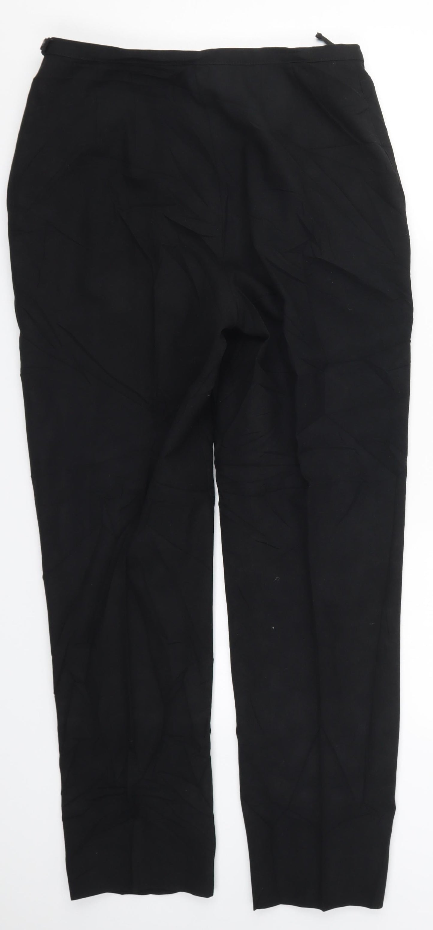 Womens UK Size 14 Marks and Spencer Regular Fit  Black Trousers