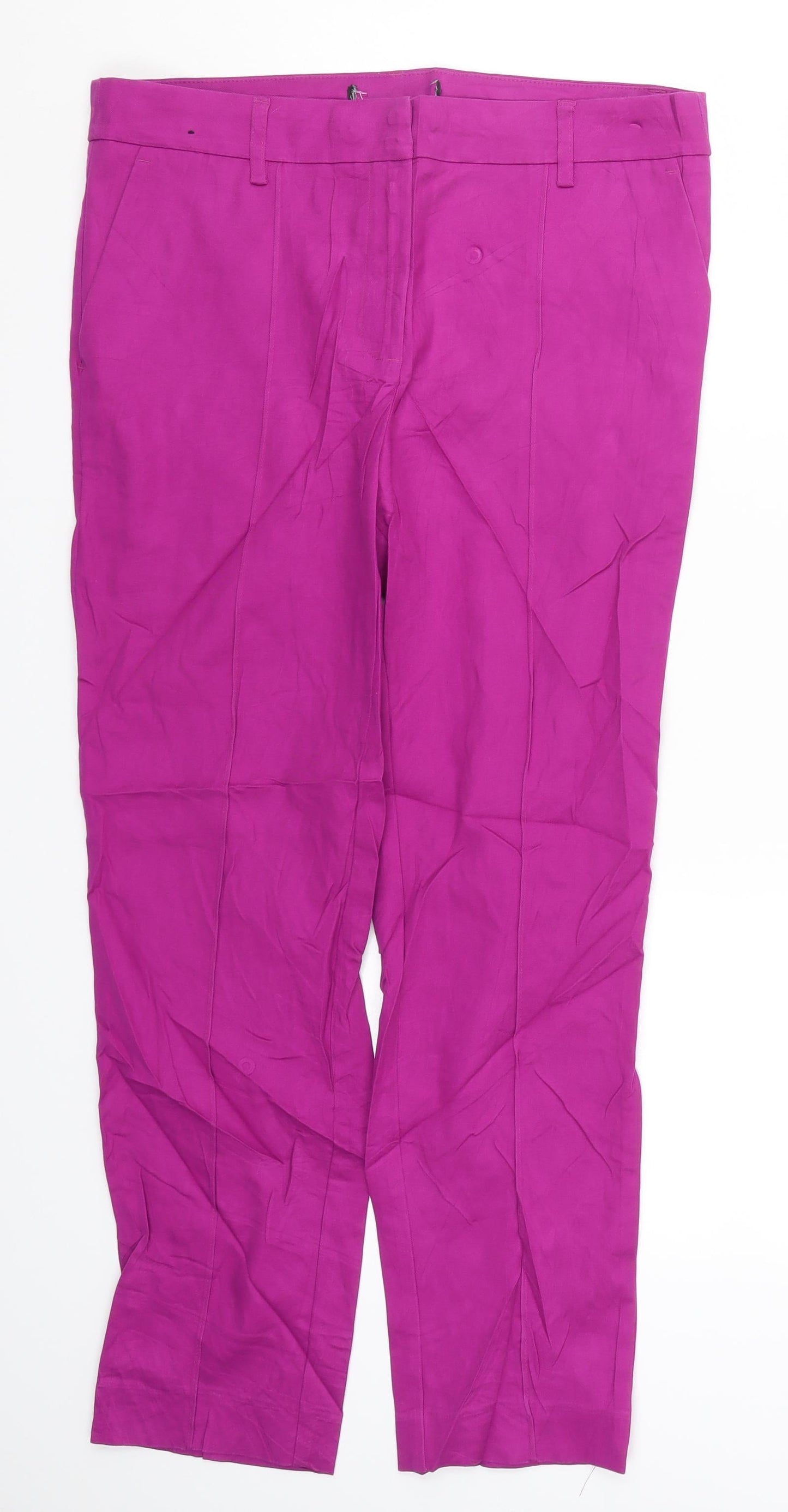 Womens UK Size 33 in Preworn Regular Fit  Pink Trousers