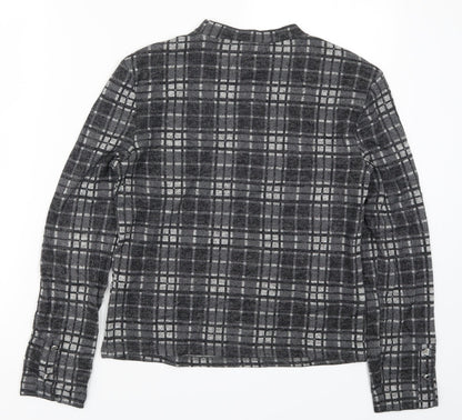 Primark Womens Grey Check  Basic T-Shirt Size 10