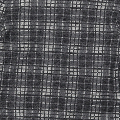 Primark Womens Grey Check  Basic T-Shirt Size 10