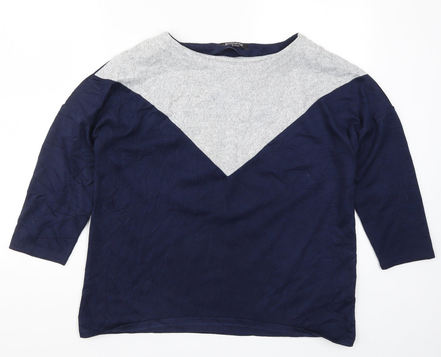 Womens UK Size 14 Bonmarché Blue Pullover Jumper
