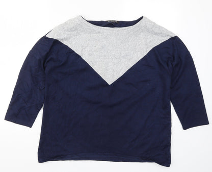 Womens UK Size 14 Bonmarché Blue Pullover Jumper