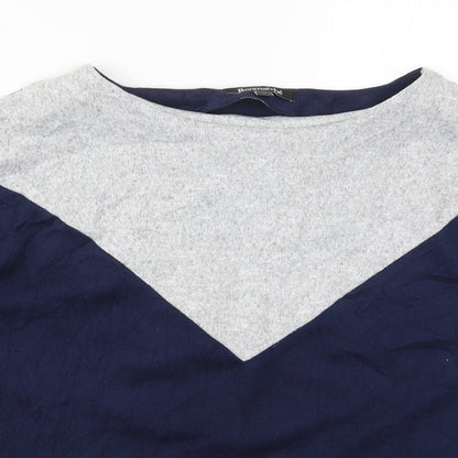 Womens UK Size 14 Bonmarché Blue Pullover Jumper