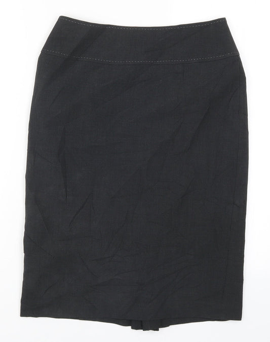 Marks and Spencer Womens Grey   Straight & Pencil Skirt Size 8