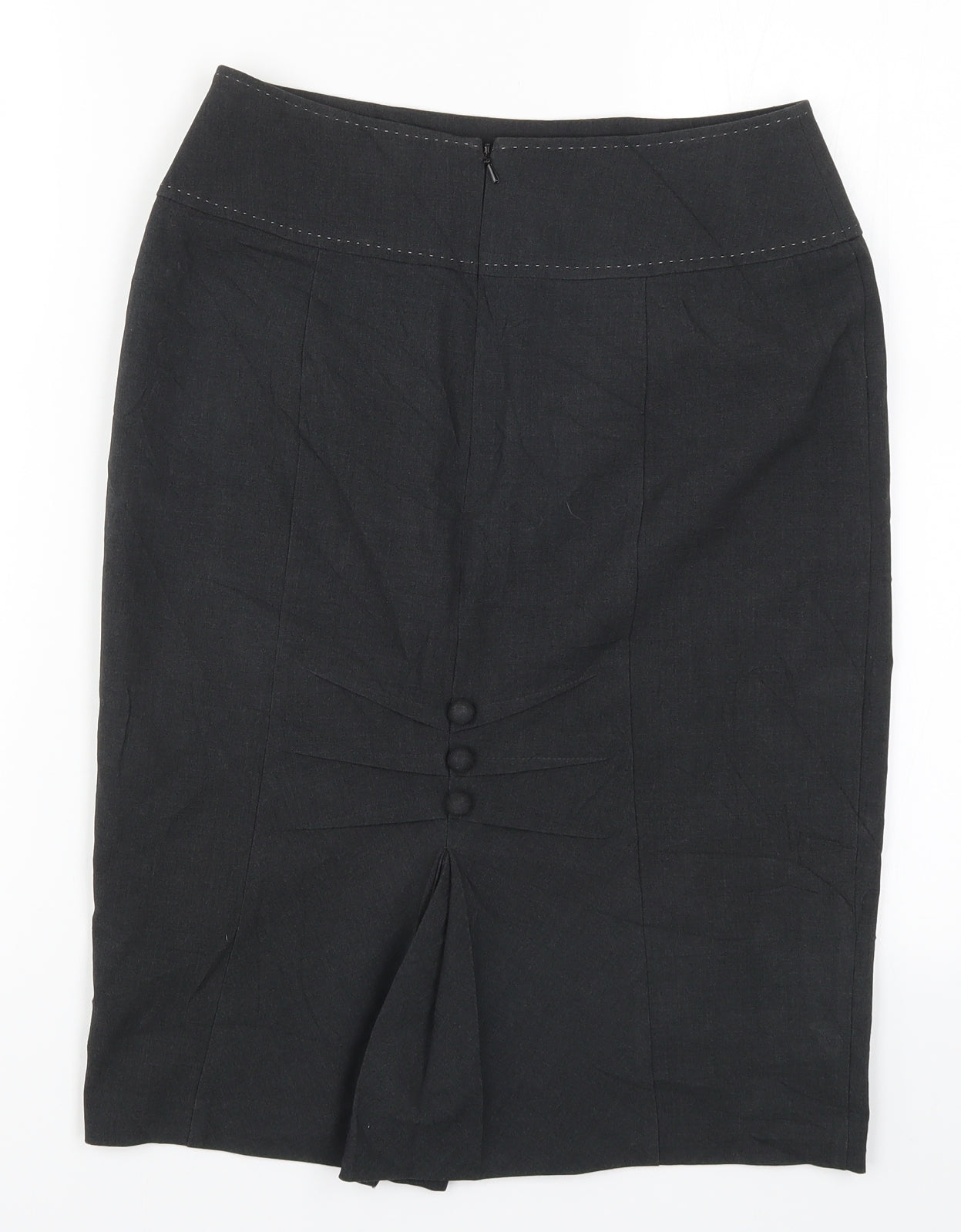 Marks and Spencer Womens Grey   Straight & Pencil Skirt Size 8