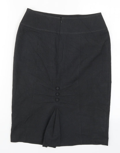 Marks and Spencer Womens Grey   Straight & Pencil Skirt Size 8