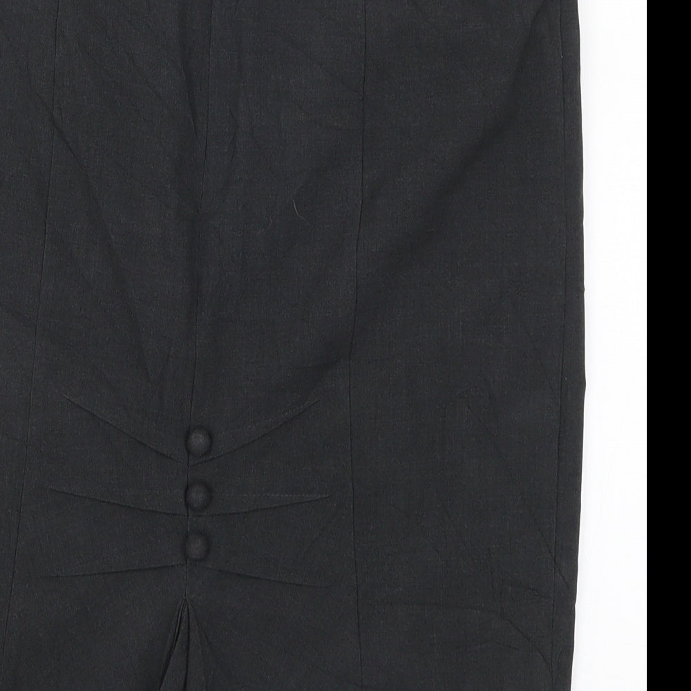 Marks and Spencer Womens Grey   Straight & Pencil Skirt Size 8