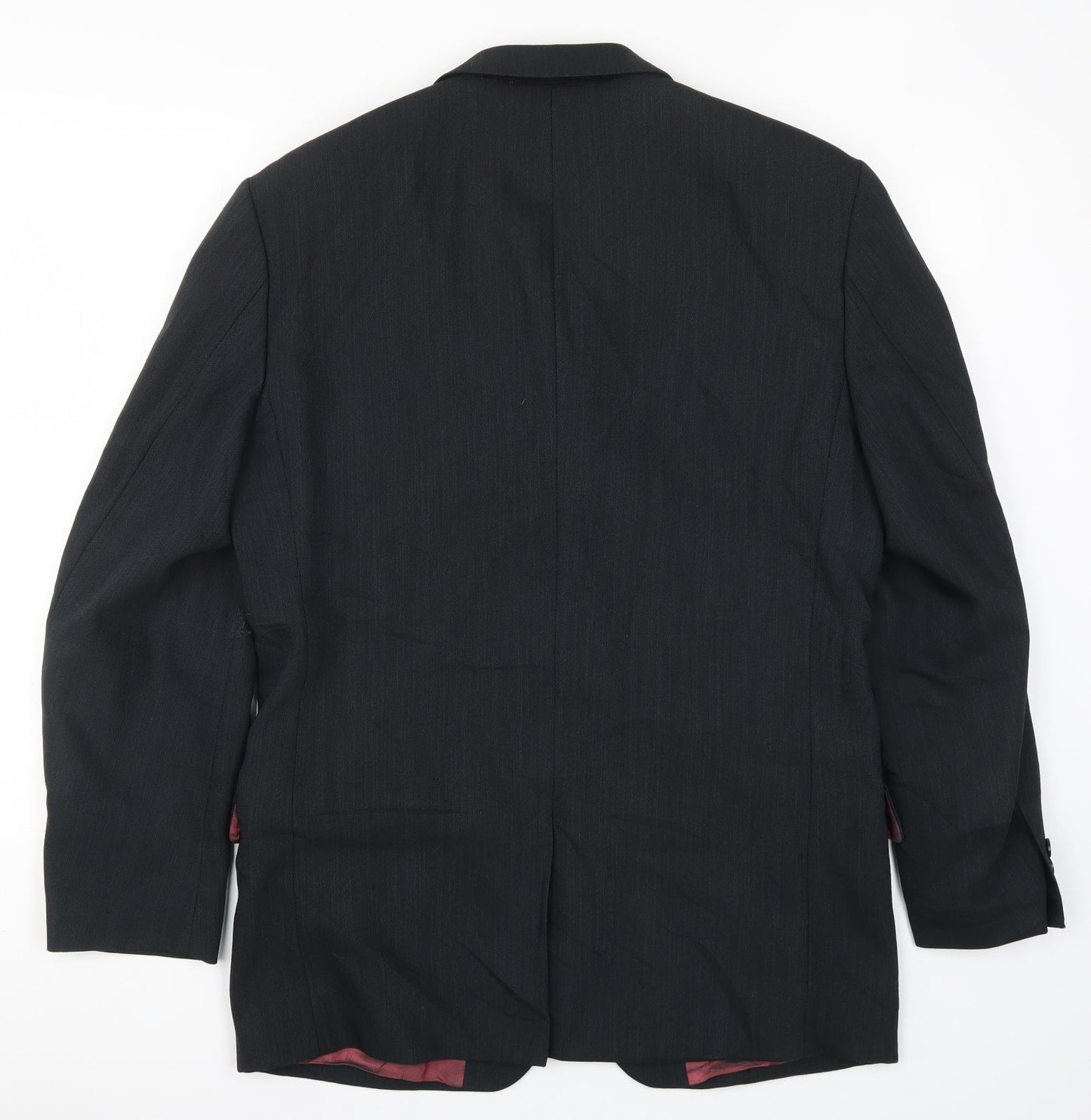 Mens UK Size 38 REMUS Regular Black Suit Jacket