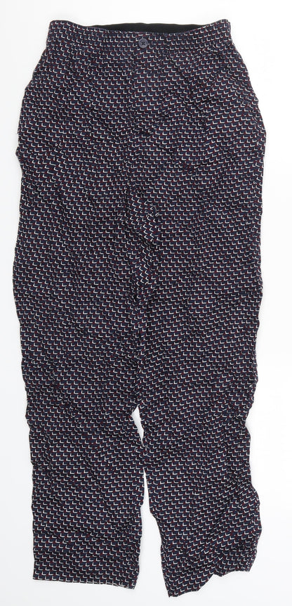 Womens UK Size S Marks and Spencer Regular Fit  Red Trousers