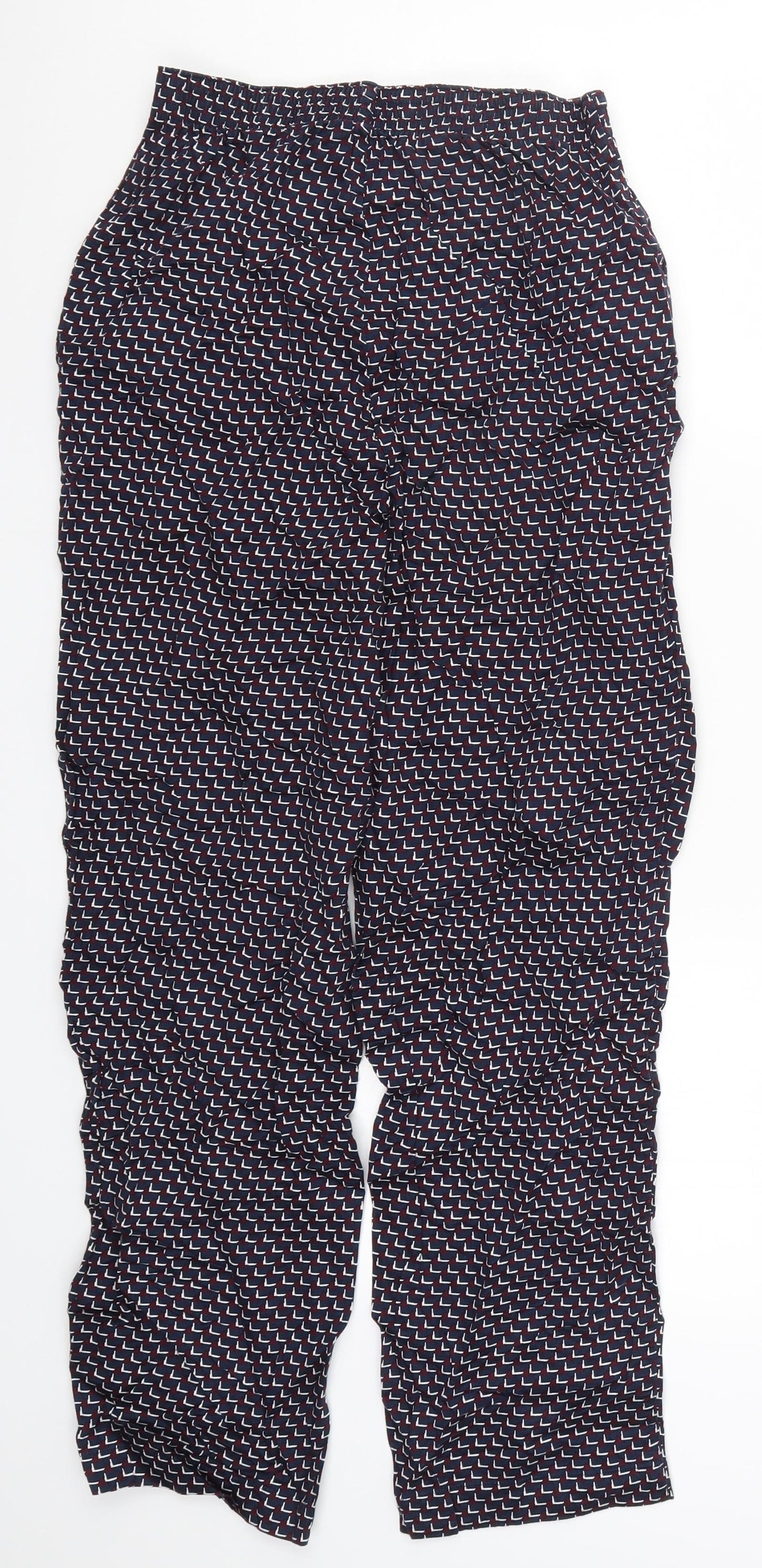 Womens UK Size S Marks and Spencer Regular Fit  Red Trousers