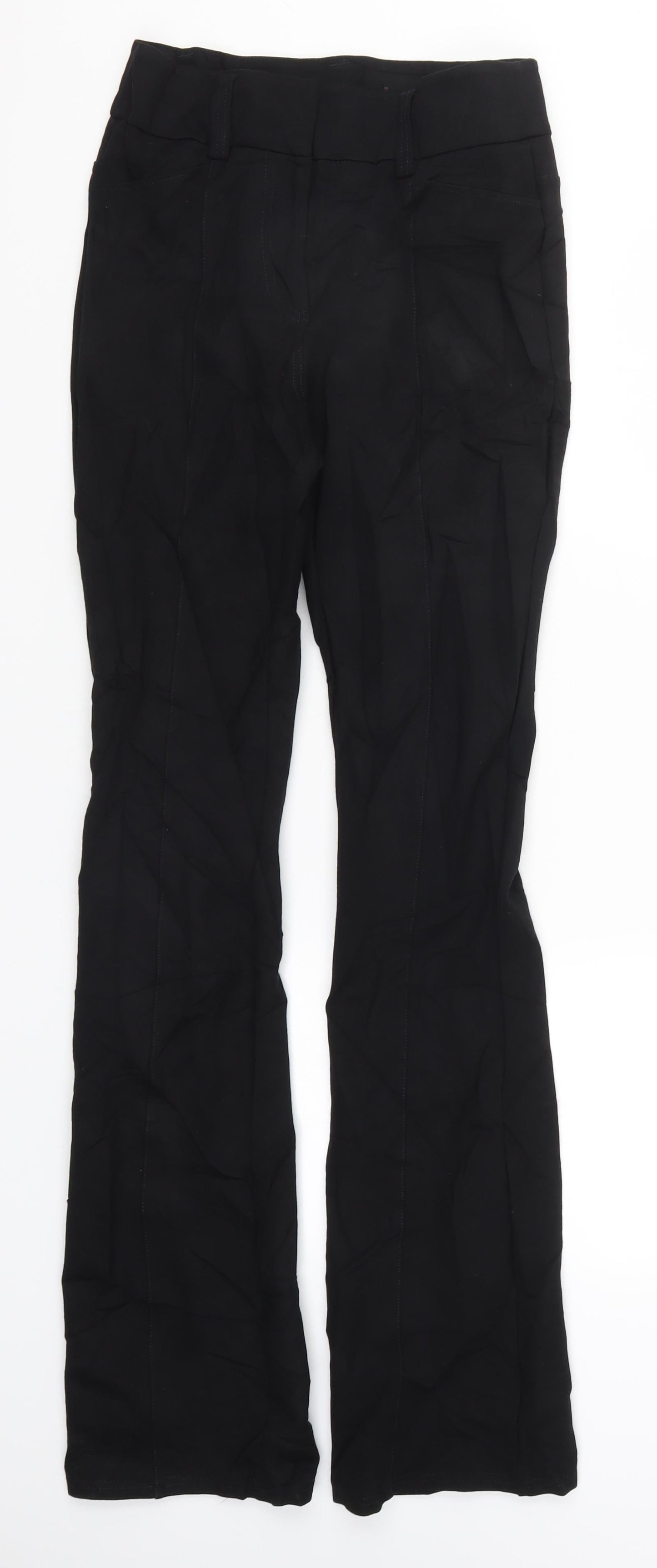 Womens UK Size 28 in Preworn Regular Fit  Black Trousers