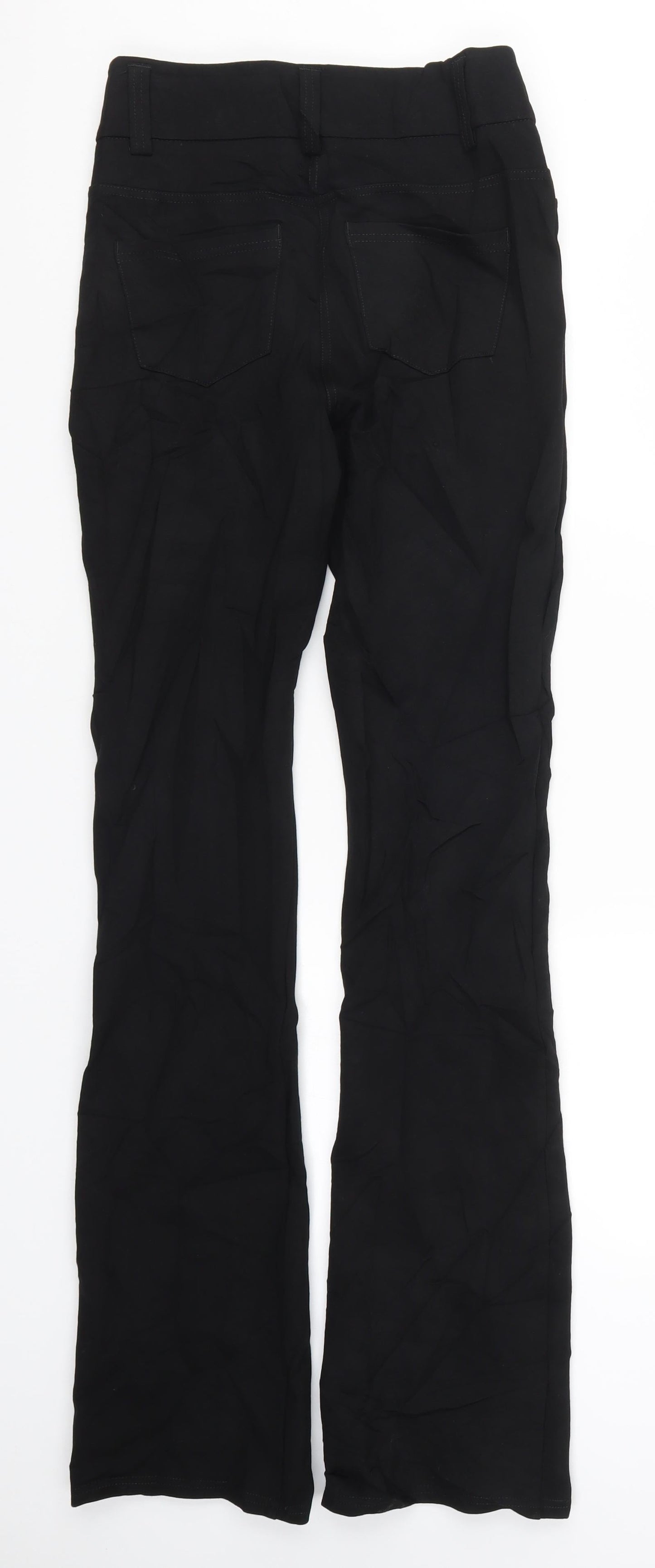 Womens UK Size 28 in Preworn Regular Fit  Black Trousers