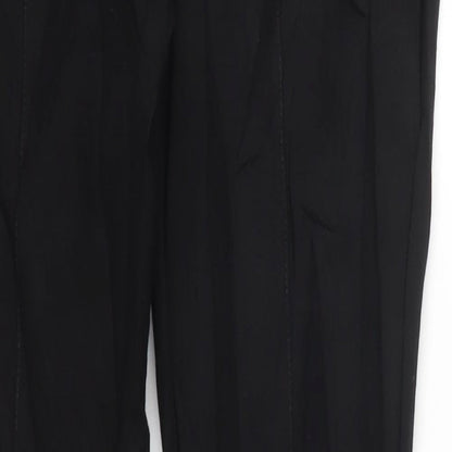 Womens UK Size 28 in Preworn Regular Fit  Black Trousers