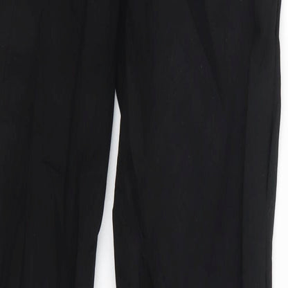 Womens UK Size 28 in Preworn Regular Fit  Black Trousers