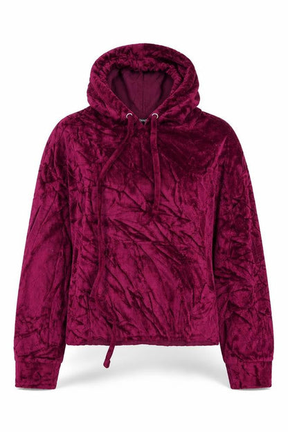 Womens UK Size M Bershka Pink Pullover Hoodie
