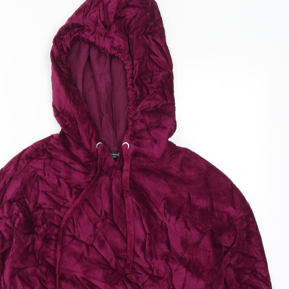 Bershka Womens Pink   Pullover Hoodie Size M