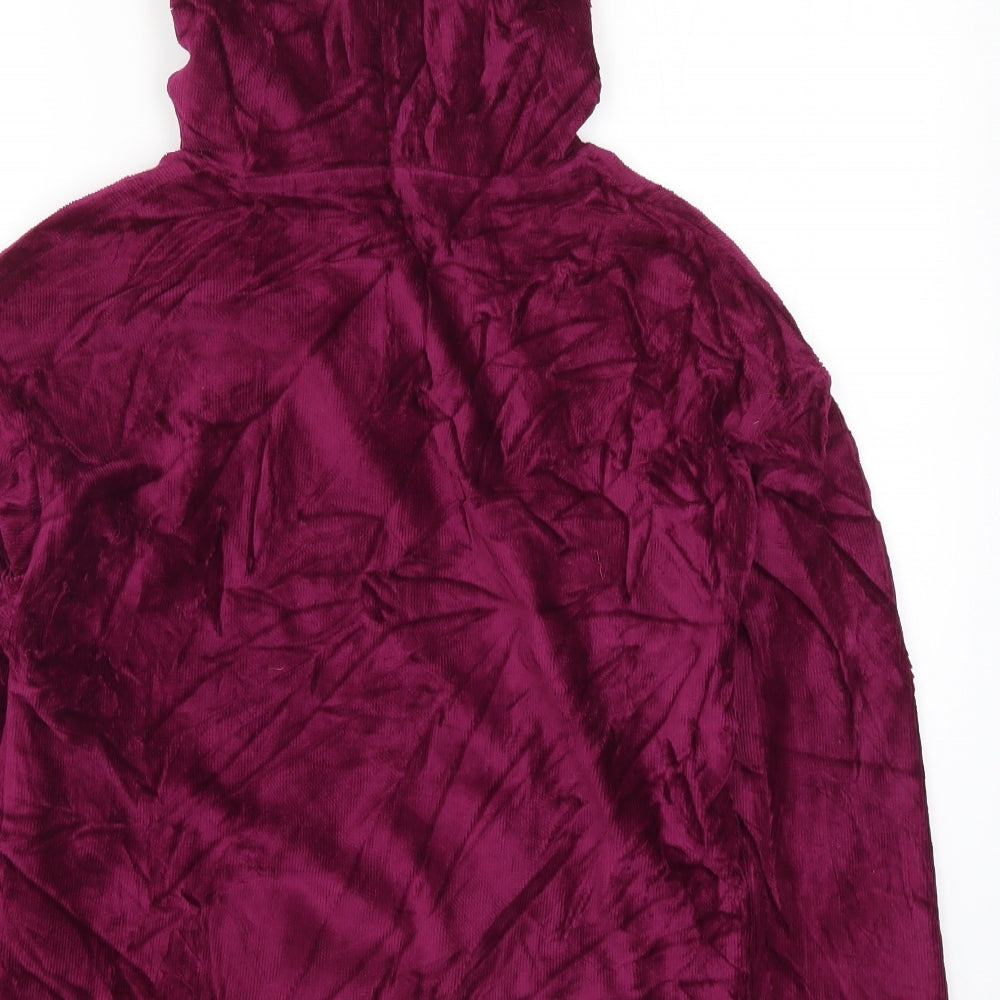 Bershka Womens Pink   Pullover Hoodie Size M