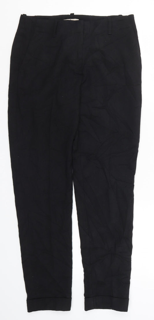 TU Womens Black   Trousers  Size 10 L27 in
