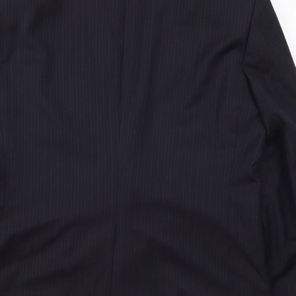 Mens UK Size 40 Marks and Spencer Regular Blue Suit Jacket