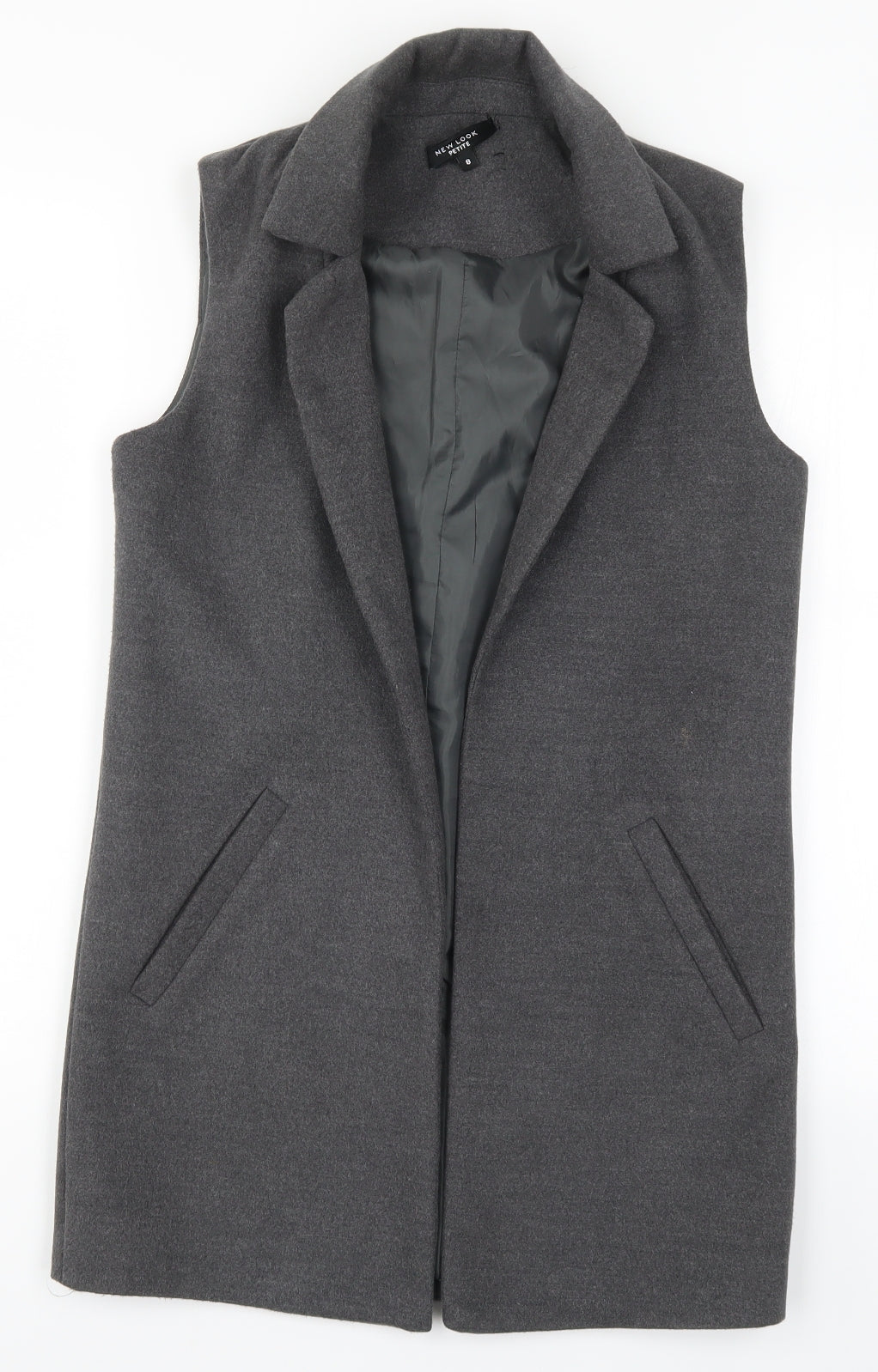 Womens UK Size 8 New Look Grey Jacket
