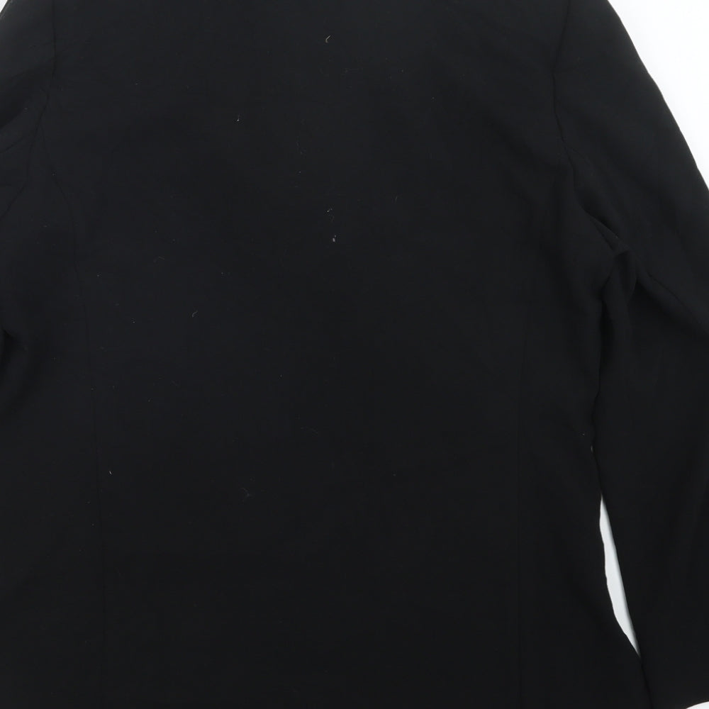 Womens UK Size 14 Gray & Osbourn Black Jacket