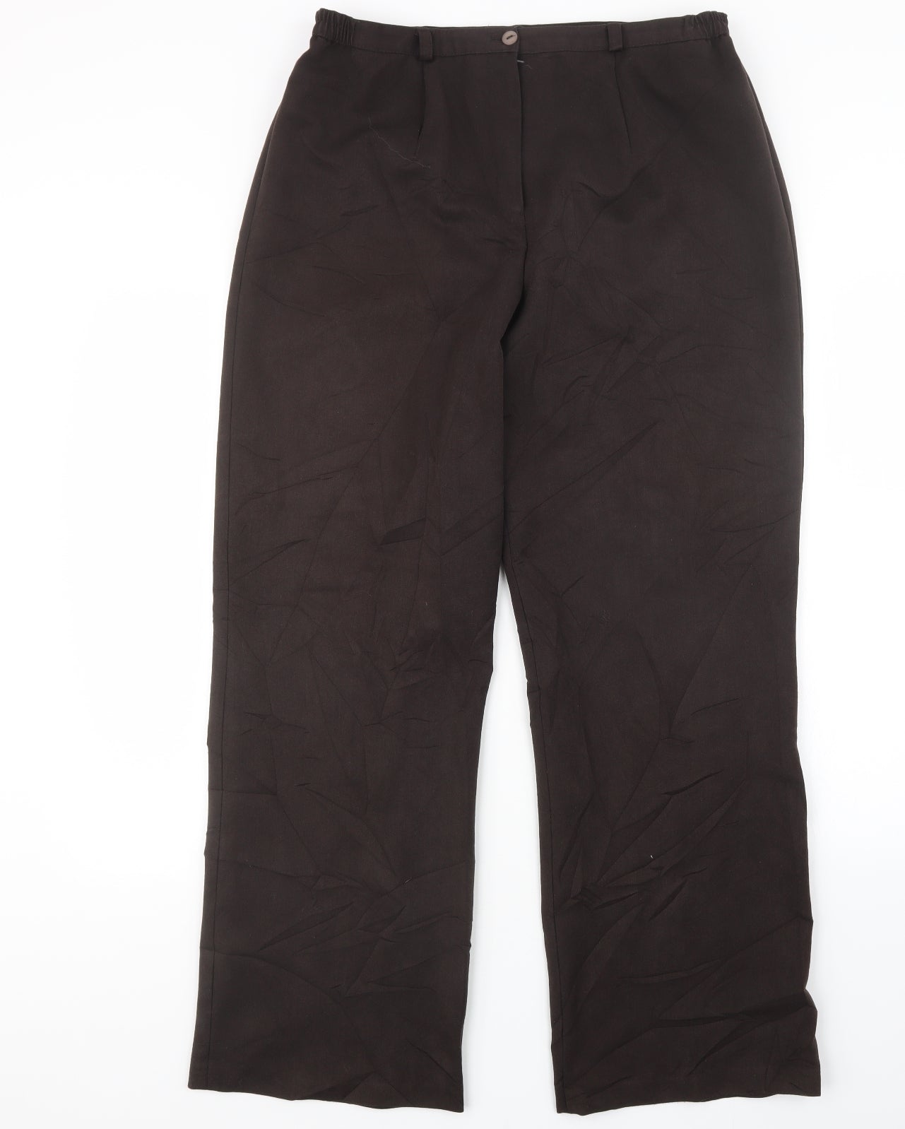 Womens UK Size 16 VINCI Regular Fit  Brown Trousers