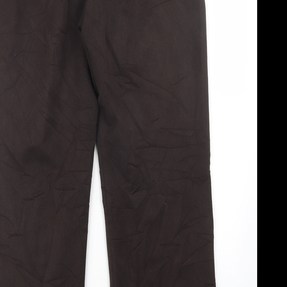 Womens UK Size 16 VINCI Regular Fit  Brown Trousers