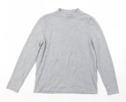 Womens UK Size S Noisy may Grey Pullover Jumper