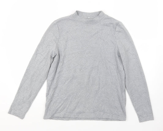 Womens UK Size S Noisy may Grey Pullover Jumper