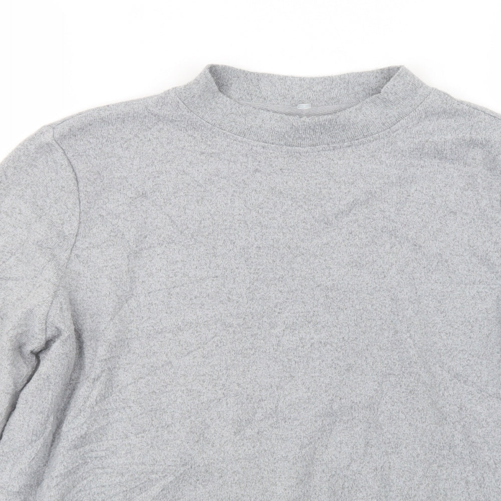Womens UK Size S Noisy may Grey Pullover Jumper