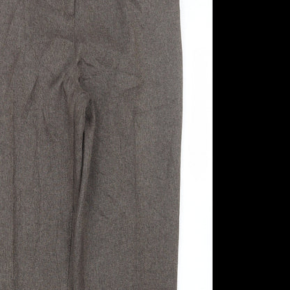 Womens UK Size 14 Marks and Spencer Regular Fit  Brown Trousers