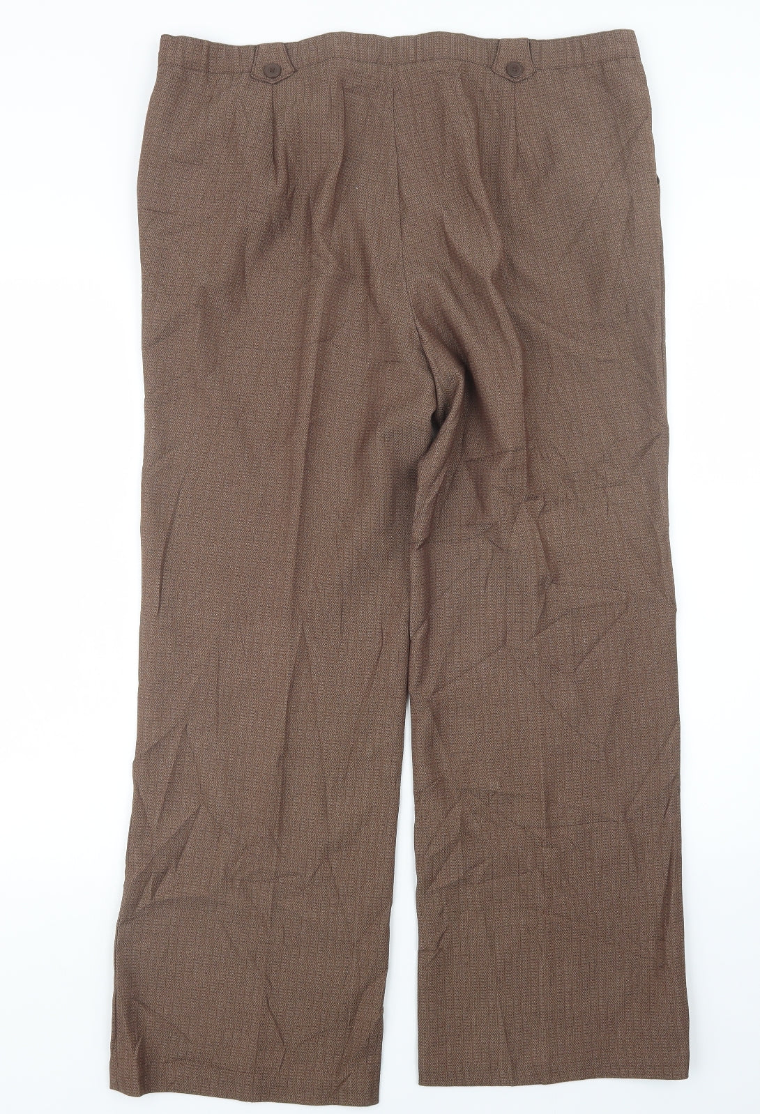 Womens UK Size 16 Klass Regular Fit  Brown Trousers