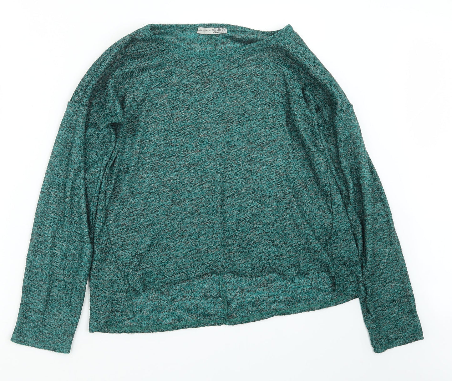 Womens UK Size 10 Atmosphere Green Pullover Jumper