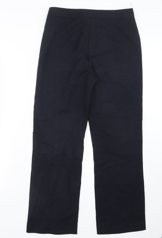 Womens UK Size 10 Isle Regular Fit  Blue Trousers
