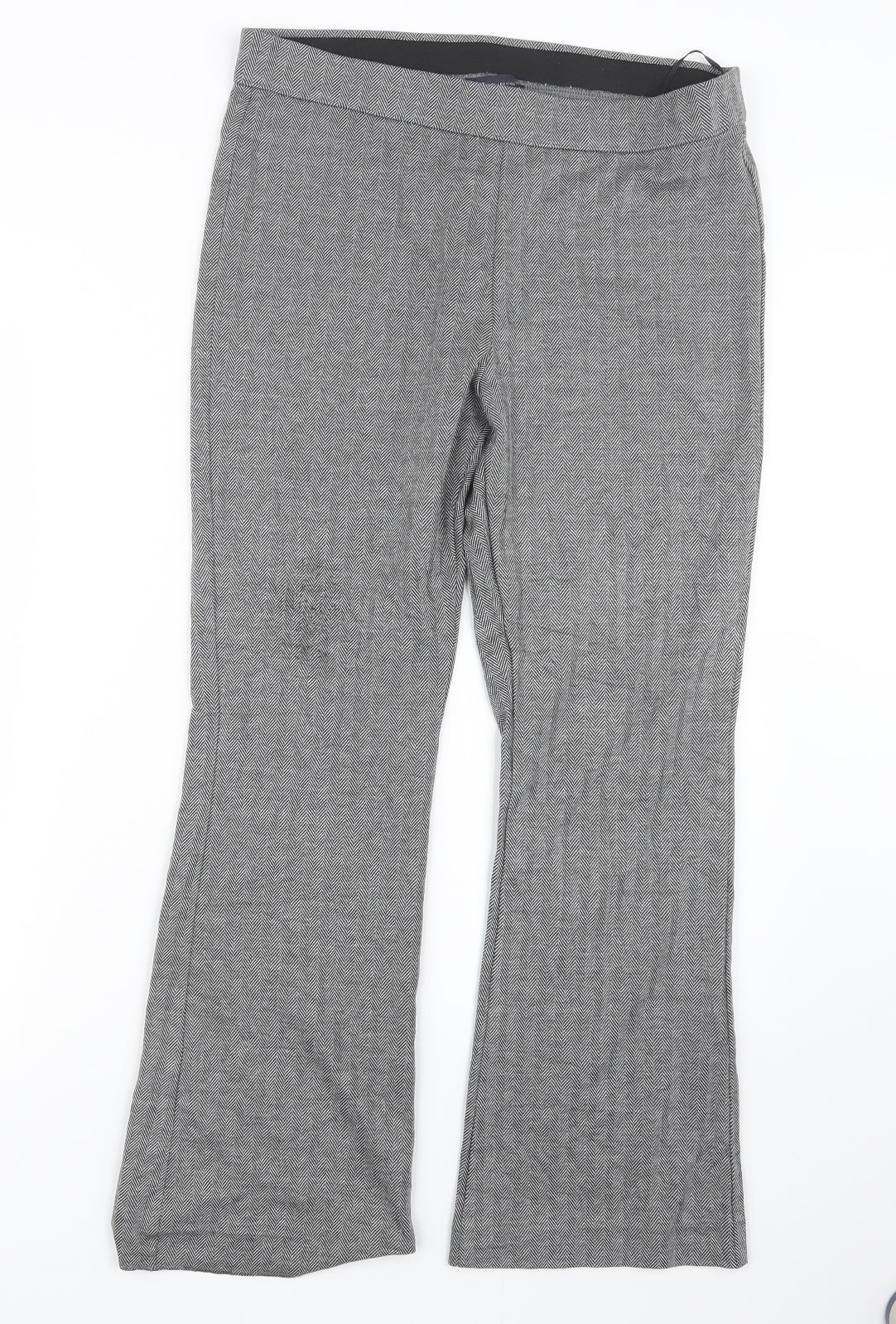 Womens UK Size 14 Marks and Spencer Regular Fit  Grey Trousers