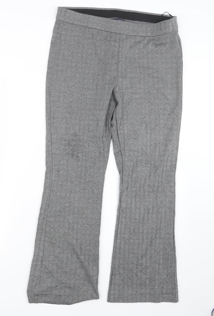 Womens UK Size 14 Marks and Spencer Regular Fit  Grey Trousers