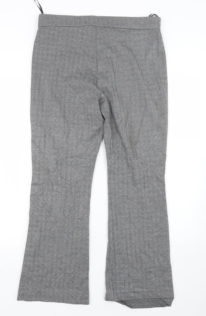 Womens UK Size 14 Marks and Spencer Regular Fit  Grey Trousers