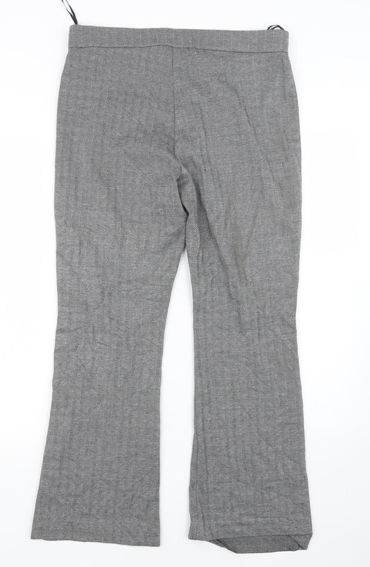 Womens UK Size 14 Marks and Spencer Regular Fit  Grey Trousers