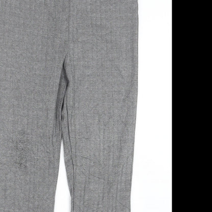 Womens UK Size 14 Marks and Spencer Regular Fit  Grey Trousers