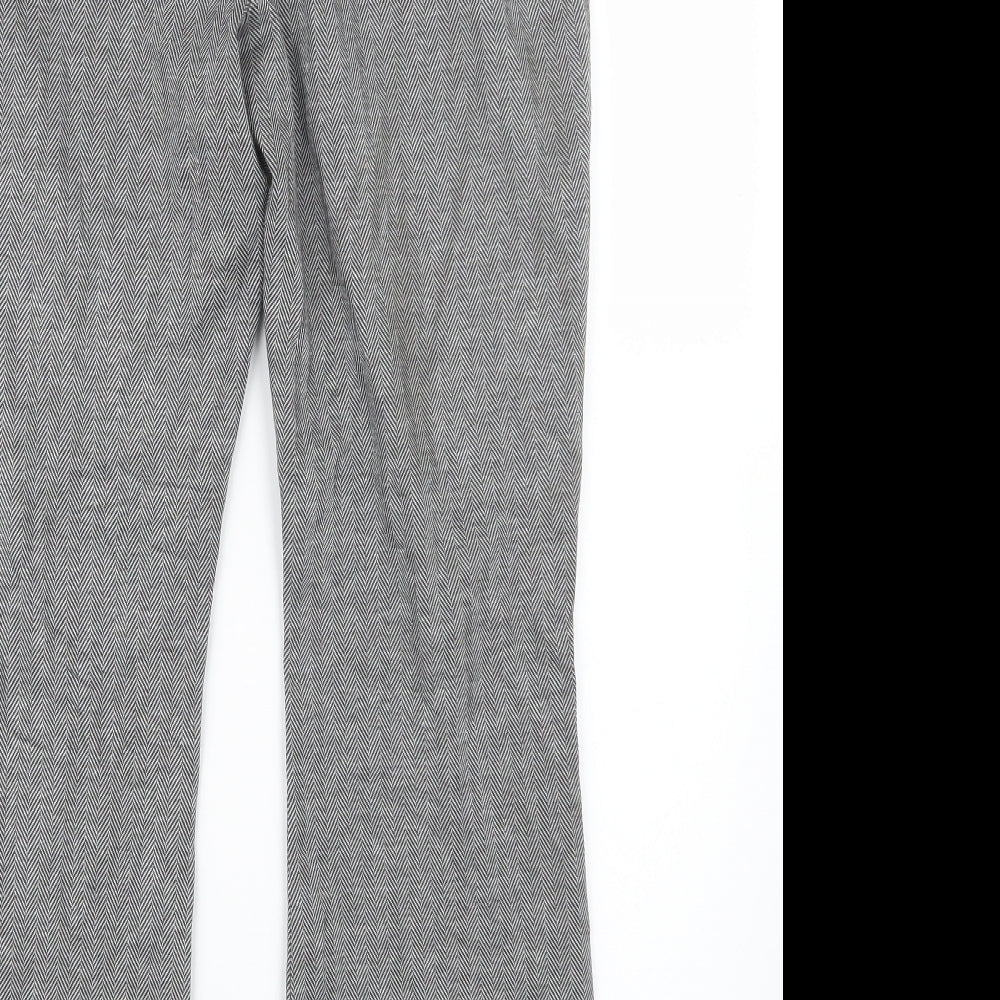 Womens UK Size 14 Marks and Spencer Regular Fit  Grey Trousers