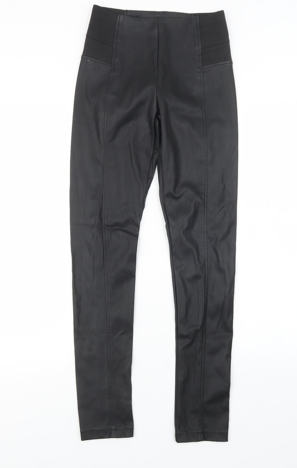 Womens UK Size XS Glamorous Regular Fit  Black Trousers