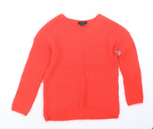 Atmosphere Womens Red  Knit Pullover Jumper Size 6