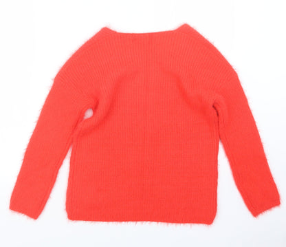Atmosphere Womens Red  Knit Pullover Jumper Size 6